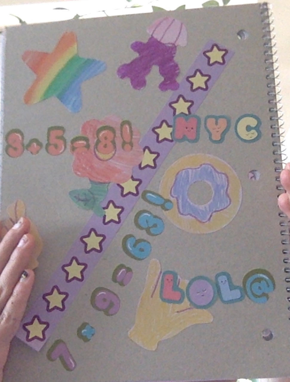 Sticker notebook view 2
